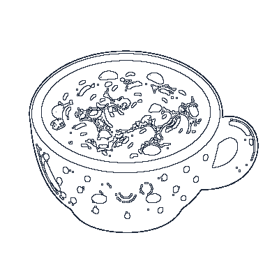 Grão de Feijão - Line-Art