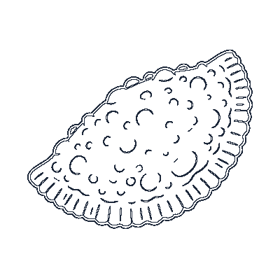 Pastel de Feira - Line-Art