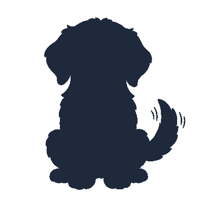Cachorrinho Amigável - Silhueta