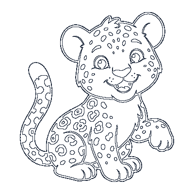 Onça-Pintada - Line-Art