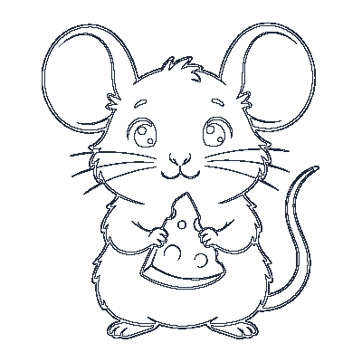 Rato - Line-Art