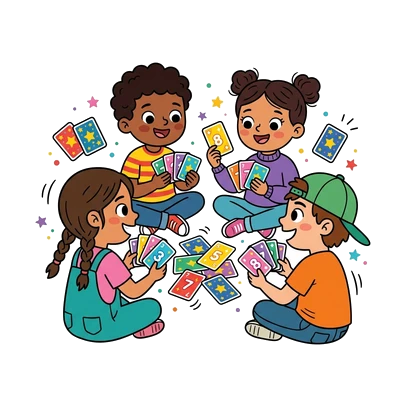 Cartas de Baralho Infantil - Color