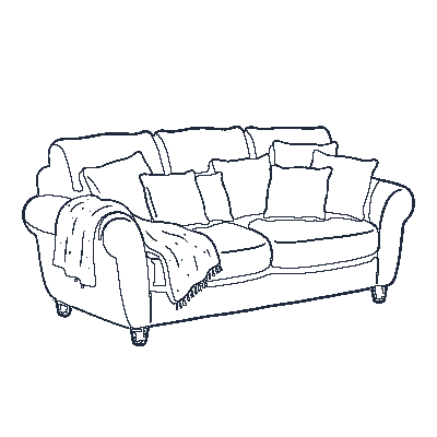 Sofá da Sala - Line-Art