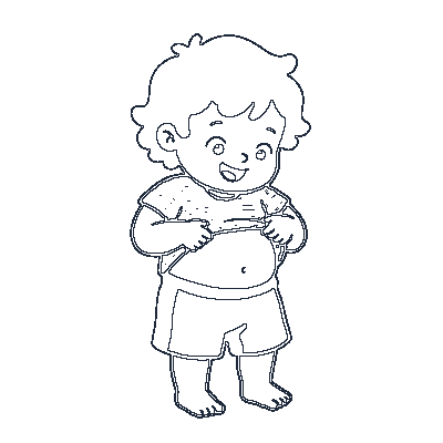 Barriguinha - Line-Art