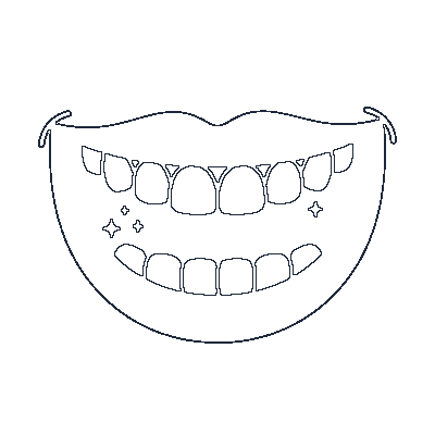 Boca Sorridente - Line-Art
