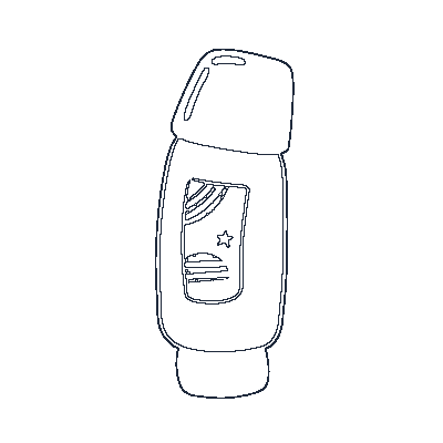 Tubo de Cola Bastão - Line-Art