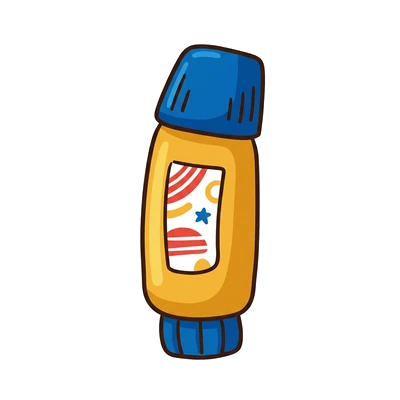 Tubo de Cola Bastão - Color