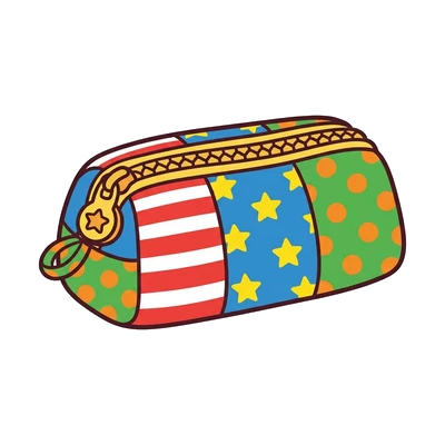 Estojo de Lápis com Zíper - Color