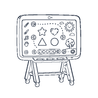 Lousa Interativa / Tela - Line-Art
