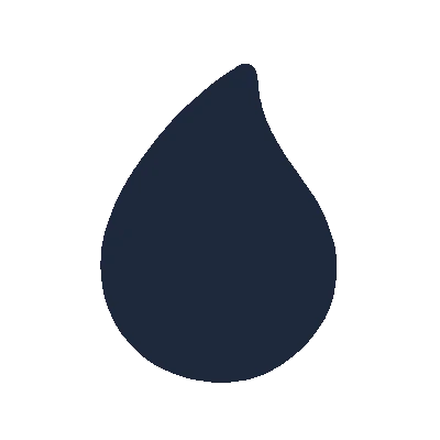 Gota de Água Cristalina - Silhueta