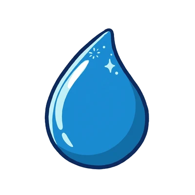 Gota de Água Cristalina - Color