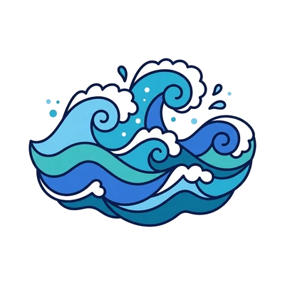 Ondas do Mar - Color