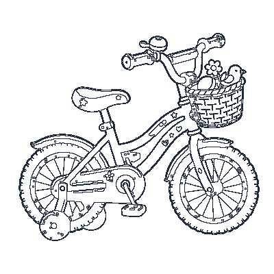 Bicicleta Infantil - Line-Art