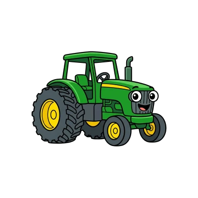 Trator do Campo - Color